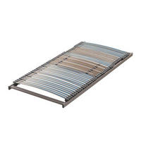 LATTENROST 90/200 cm Mittelzone verstellbar, Buche  - Blau/Braun, Basics, Holz (90/200cm) - Dieter Knoll