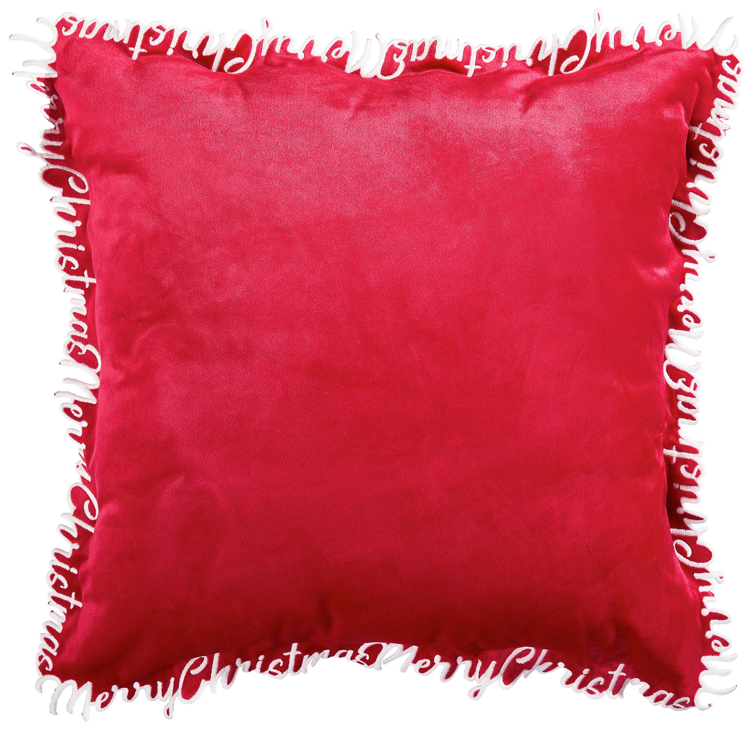 KISSENBEZUG CHRISTMAS 45/45 cm  - Rot, KONVENTIONELL, Textil (45/45cm) - X-Mas