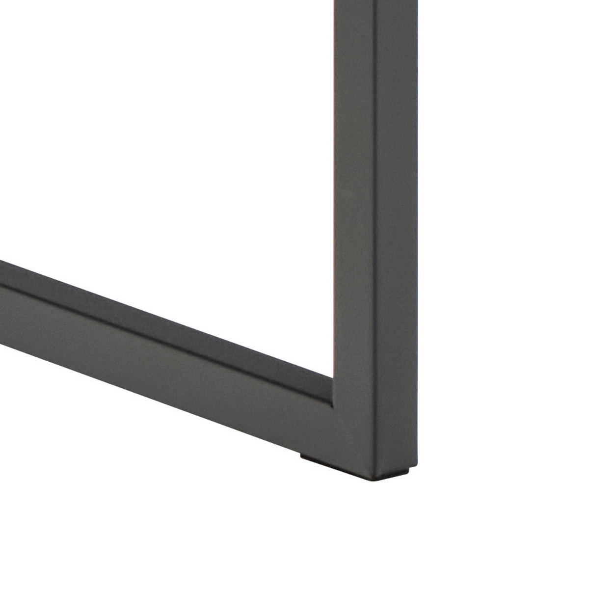 KONSOLENTISCH in Metall, Holzwerkstoff 140/40/77 cm    - Schwarz, Design, Holzwerkstoff/Metall (140/40/77cm) - MID.YOU