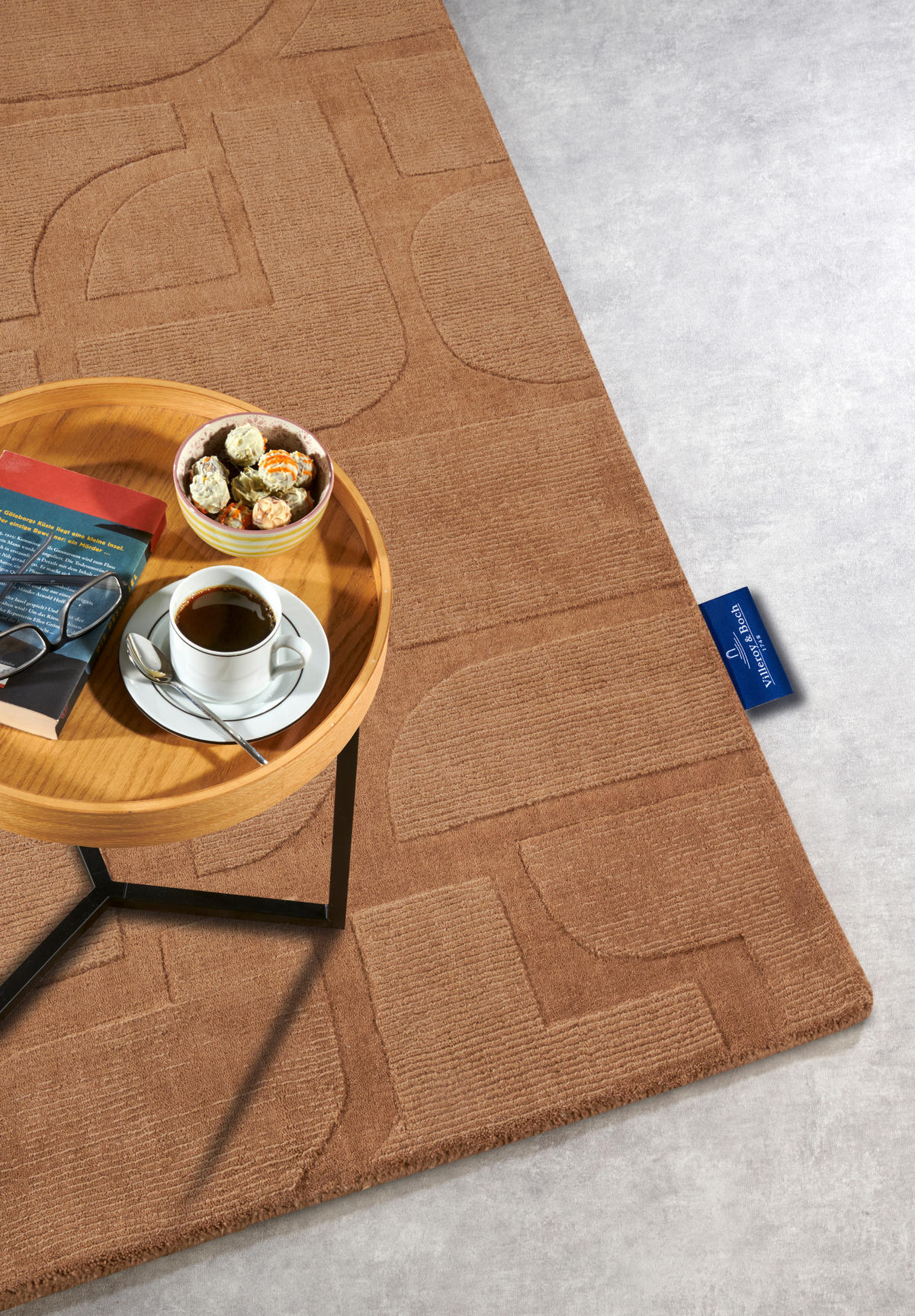 HANDWEBTEPPICH 160/230 cm Kollektion 1906 Kupferfarben  - Kupferfarben, Basics, Textil (160/230cm) - Villeroy & Boch
