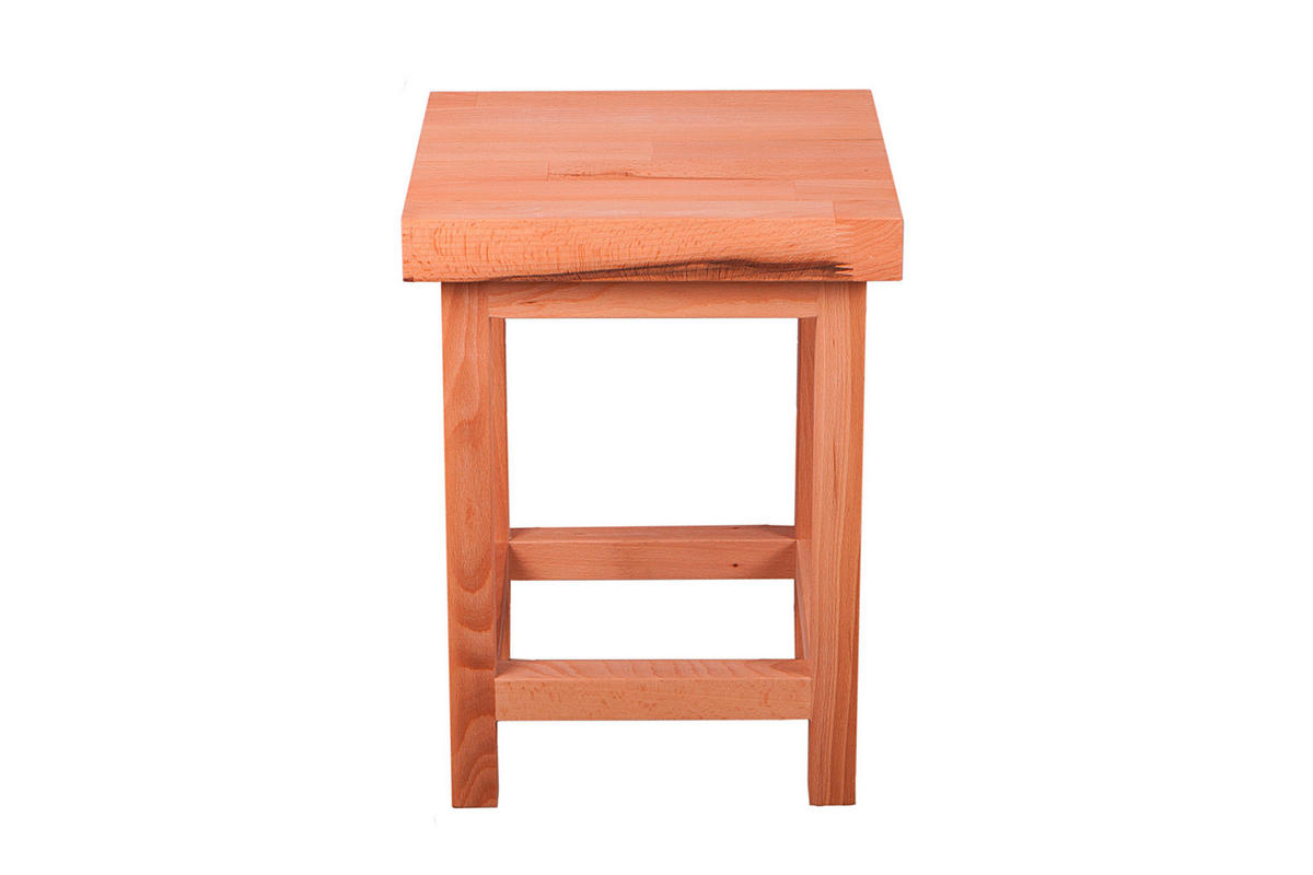 Universalhocker  - Kernbuche, Basics, Holz (30/40/30cm) - Gardenson