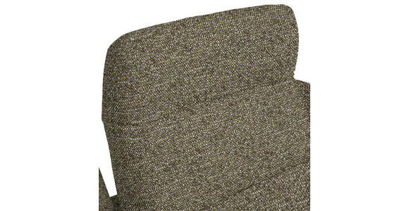 ECKSOFA in Chenille, Flachgewebe Grün  - Schwarz/Grün, Design, Textil/Metall (165/318cm) - Xora