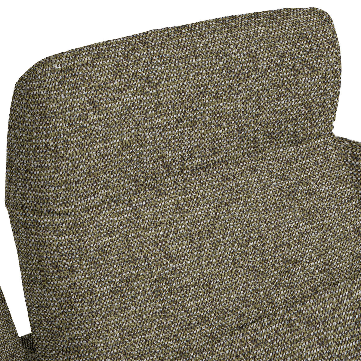 ECKSOFA in Chenille, Flachgewebe Grün  165/318 cm  - Schwarz/Grün, Design, Textil/Metall (165/318cm) - Xora