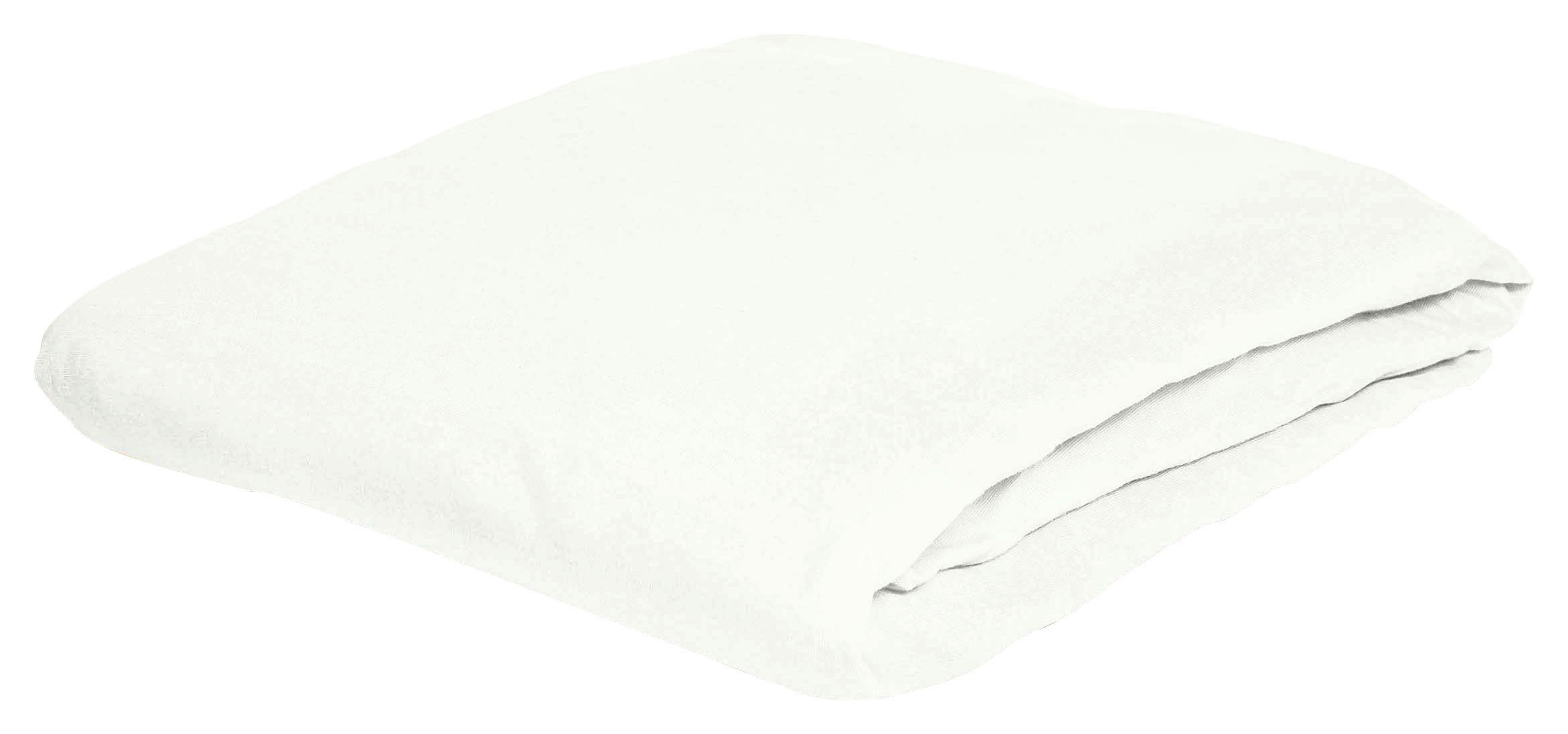 SPANNBETTTUCH Jersey - Weiß, KONVENTIONELL, Textil (100/200cm) - Bierbaum