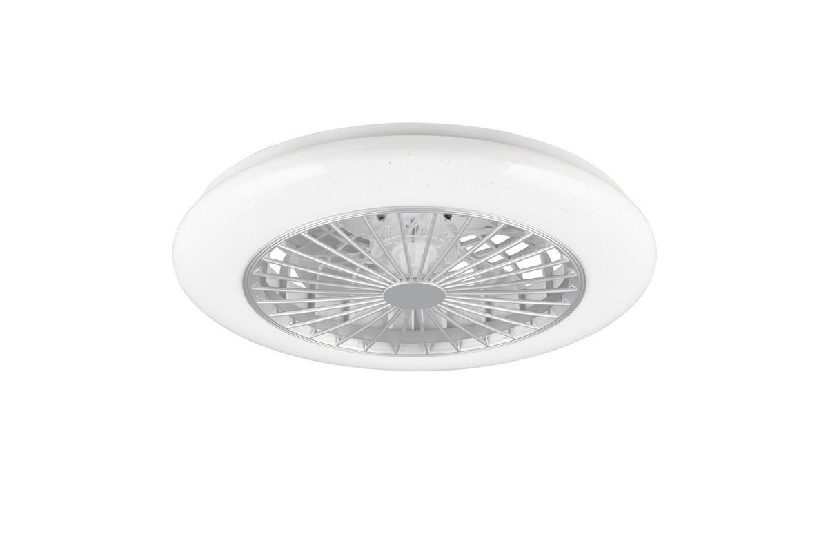 DECKENVENTILATOR  49/16,5 cm    - Weiss/Titanfarben, Konventionell, Kunststoff (49/16,5cm)