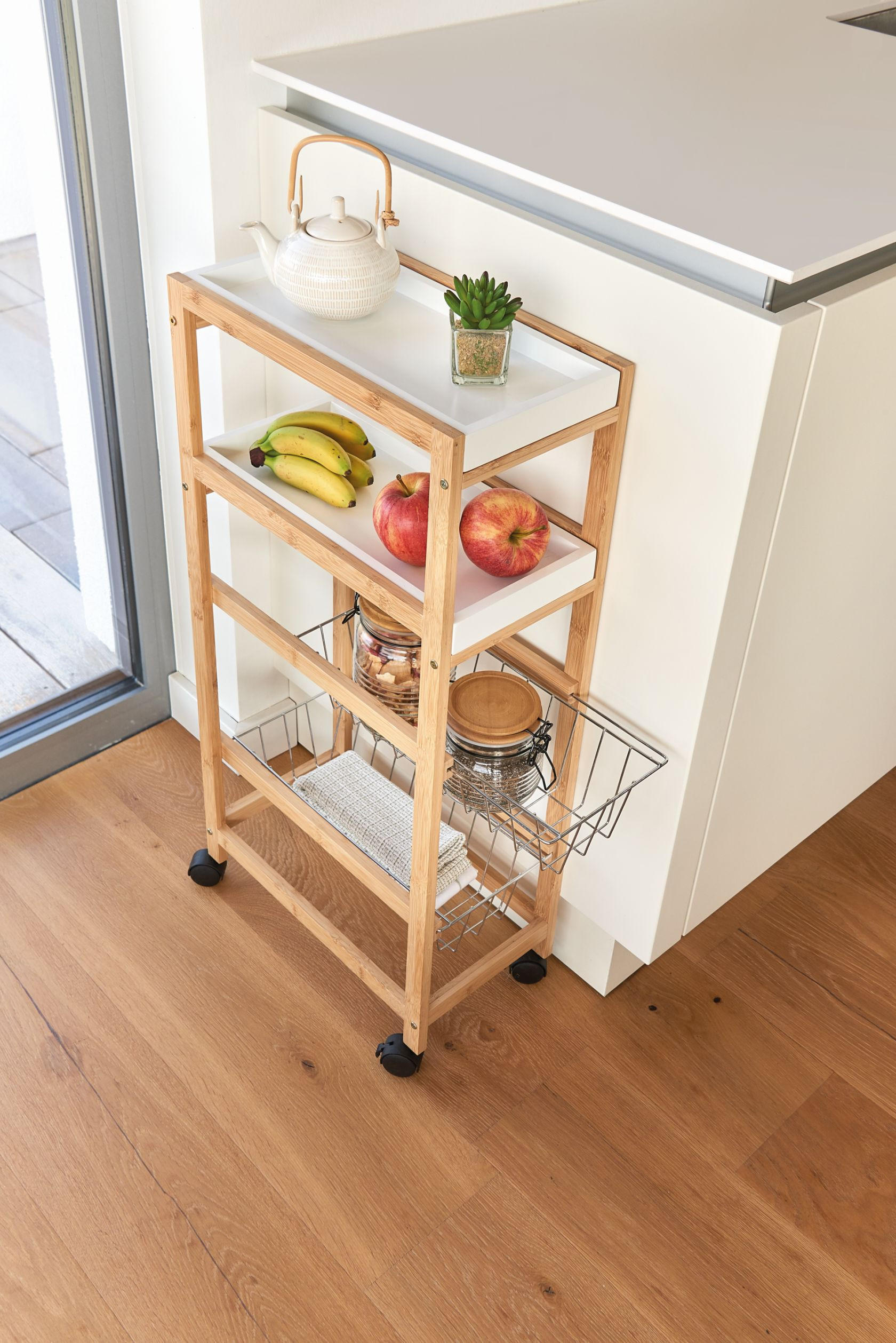 SERVIERWAGEN  - Basics, Holz/Holzwerkstoff (40/22/83cm) - Zeller Present