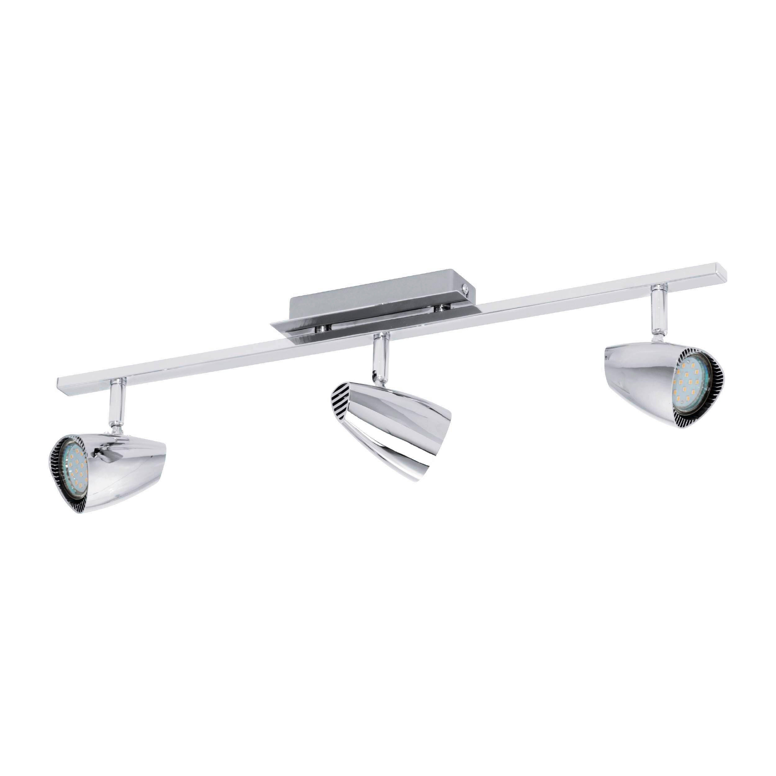 LED-STRAHLER - Chromfarben, Basics, Kunststoff/Metall (58,5/7/5cm) - Eglo