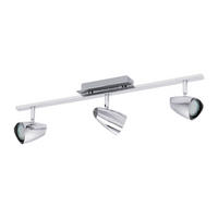 LED-STRAHLER - Chromfarben, Basics, Kunststoff/Metall (58,5/7/5cm) - Eglo