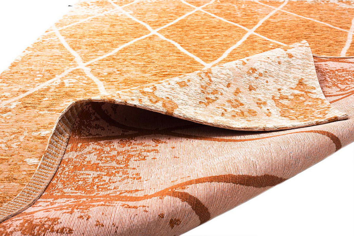 VINTAGE-TEPPICH 155/230 cm Fine Line Goldfarben  - Goldfarben, Design, Kunststoff/Textil (155/230cm) - Tom Tailor