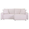 HÖRNSOFFA i manchester beige  - beige/svart, Klassisk, textil/plast (250/153cm) - MID.YOU