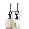 TÜRGARDEROBE Schwarz  - Schwarz, Basics, Kunststoff/Metall (11/30/22cm) - Umbra
