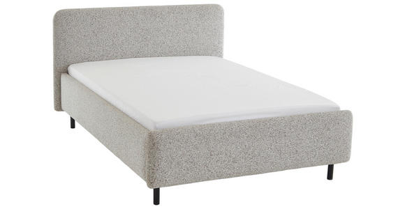 POLSTERBETT Lattenrost, Bettkasten Beige 140/200 cm  - Birkefarben/Beige, Design, Holz/Textil (140/200cm) - Xora