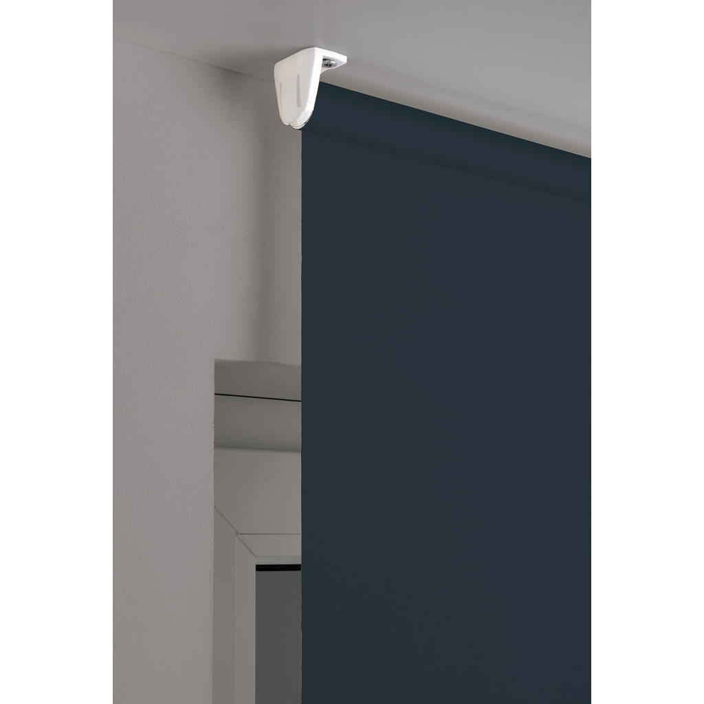 Thumbnail - Xxxl Rollo, Dunkelblau, Textil, Uni, 90x210 cm, Länge universell einstellbar, Wohntextilien, Rollos & Jalousien, Rollos