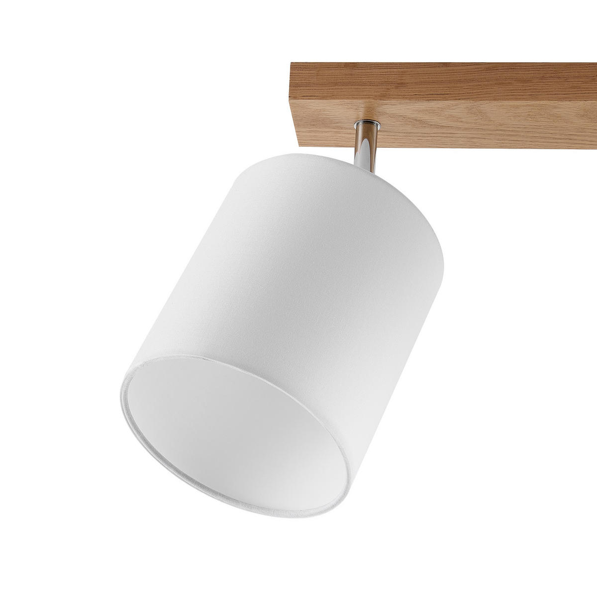 STRAHLER Sofia 66/38/25 cm  - Weiß, Natur, Holz/Textil (66/38/25cm) - Marama