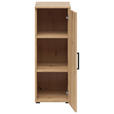 MEHRZWECKSCHRANK 30/83/40 cm  - Schwarz/Eiche Artisan, MODERN, Holzwerkstoff/Kunststoff (30/83/40cm) - Carryhome