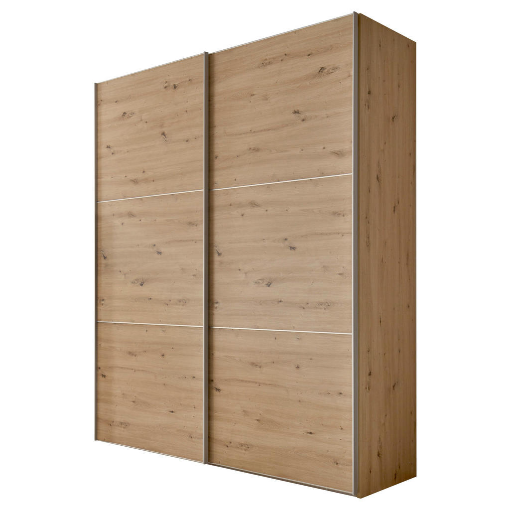 Schwebetürenschrank 225cm Includo, Eiche Artisan