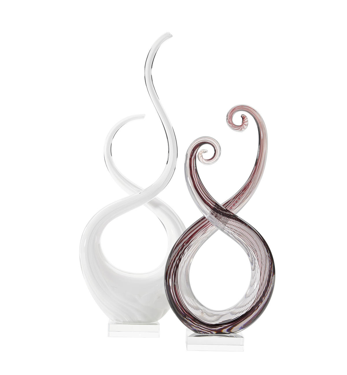 SKULPTUR - Multicolor, Basics, Glas (15/34/8cm) - Ambia Home