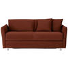SCHLAFSOFA in Textil Rostfarben  - Chromfarben/Rostfarben, Modern, Textil/Metall (194/85/100cm) - Bali