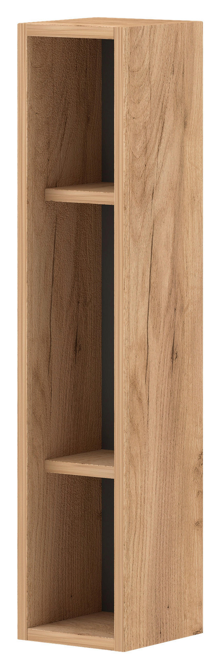 HÄNGEELEMENT in Graphitfarben, Eschefarben   - Eschefarben/Graphitfarben, Design, Holzwerkstoff/Kunststoff (42/80/18-26,5cm) - MID.YOU