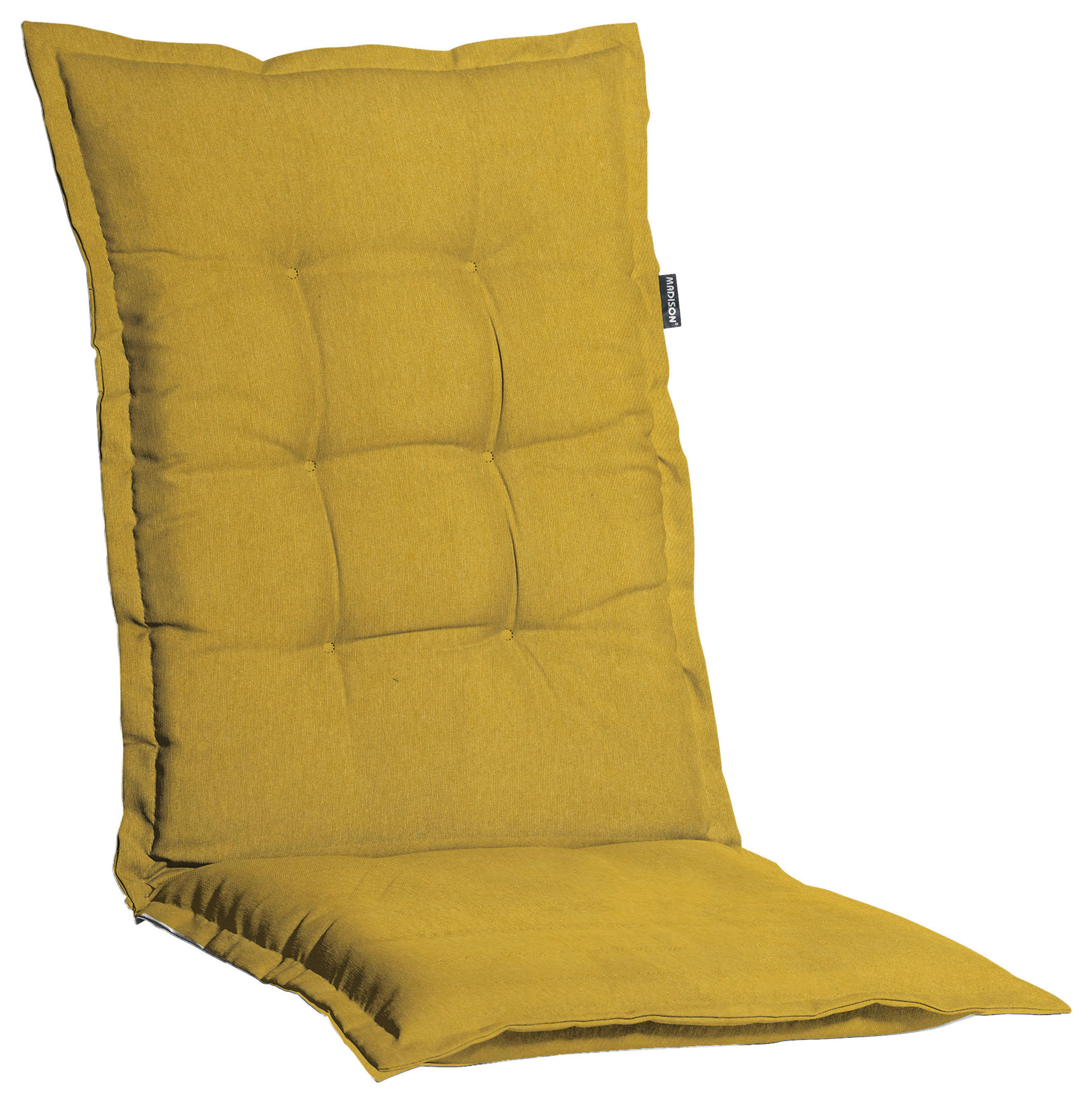 SESSELAUFLAGE Uni  - Senfgelb, Basics, Textil (50/105cm)