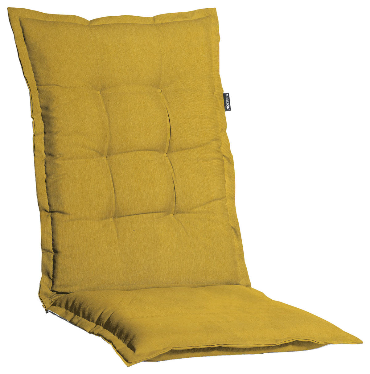 SESSELAUFLAGE Uni  - Senfgelb, Basics, Textil (50/105cm)