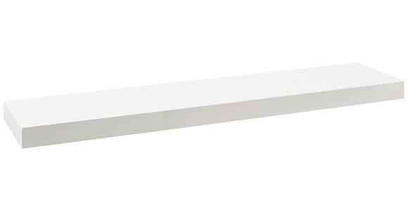 WANDBOARD in 110/5/25 cm Weiß  - Weiß, Basics, Holzwerkstoff (110/5/25cm) - Xora