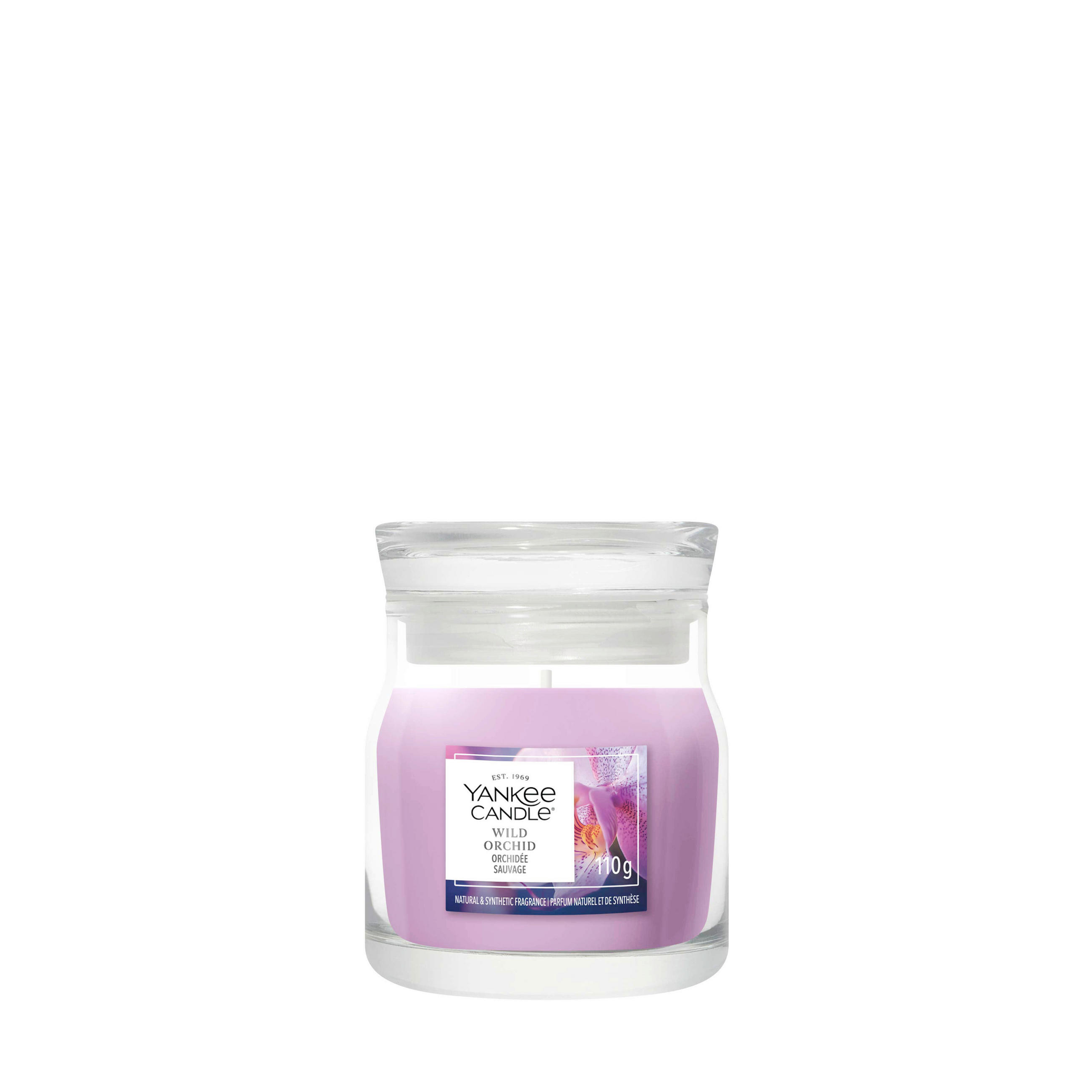 MIRISNA SVEĆA  ljubičasta  - ljubičasta, Osnovno, staklo (6/9/6cm) - Yankee Candle