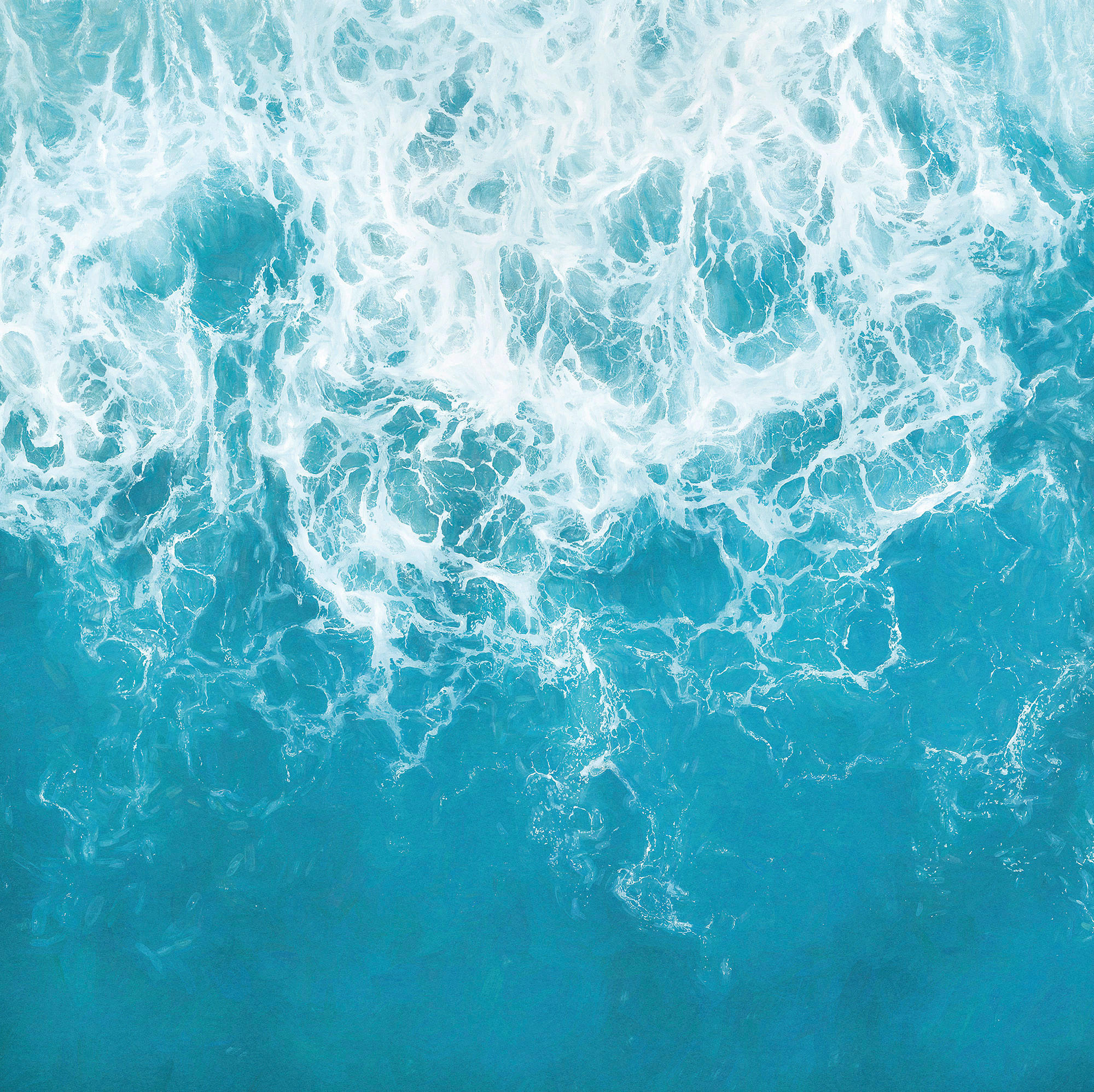 Xora Vliestapete Blau, Weiß 250x250 cm