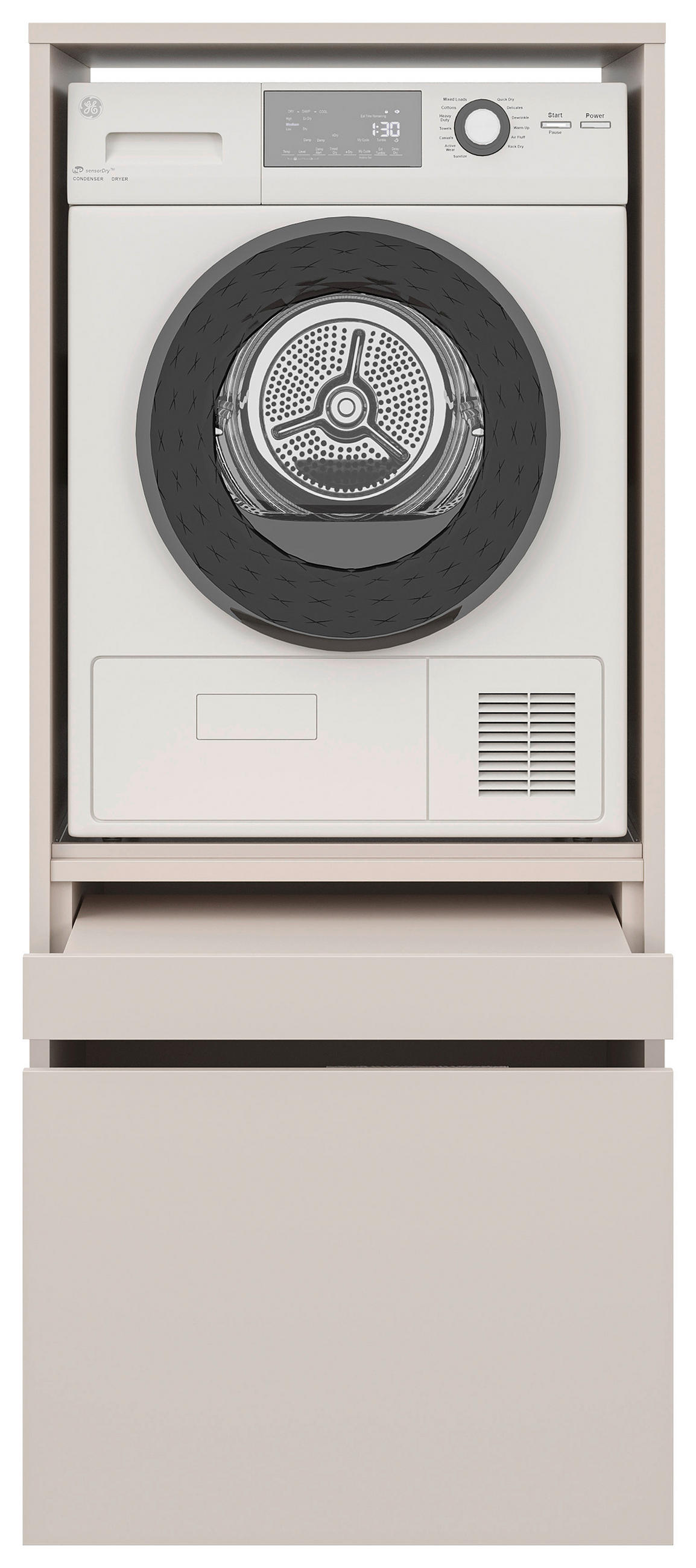 WASCHMASCHINENSCHRANK 67,5/151,8/67,5 cm  in Kaschmir  - Kaschmir, Basics, Holzwerkstoff (67,5/151,8/67,5cm) - Xora