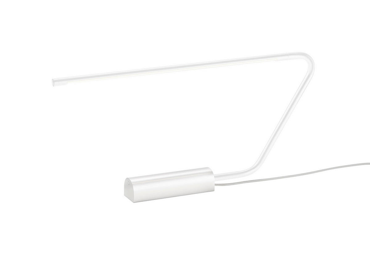 LED-TISCHLEUCHTE OLEA 62.5/33/5.5 cm   - Weiß, KONVENTIONELL, Metall (62.5/33/5.5cm) - Trio Leuchten