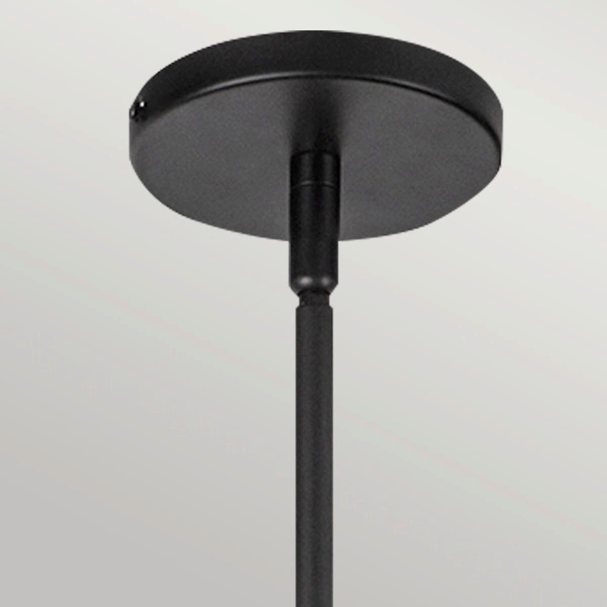 HÄNGELEUCHTE 37,5/26,4 cm  - Schwarz, LIFESTYLE, Glas/Holz (37,5/26,4cm) - Elstead Lighting