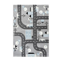 SPIELTEPPICH   - Silberfarben, Trend, Kunststoff/Textil (80/150cm) - Kayoom