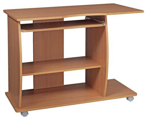 DATORBORD 50/90/71 cm  i bokfärgad  - bokfärgad, Klassisk, trämaterial/plast (50/90/71cm) - MID.YOU