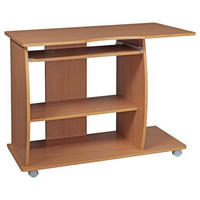 COMPUTERTISCH Buchefarben  - Buchefarben, KONVENTIONELL, Holzwerkstoff/Kunststoff (50/90/71cm) - MID.YOU
