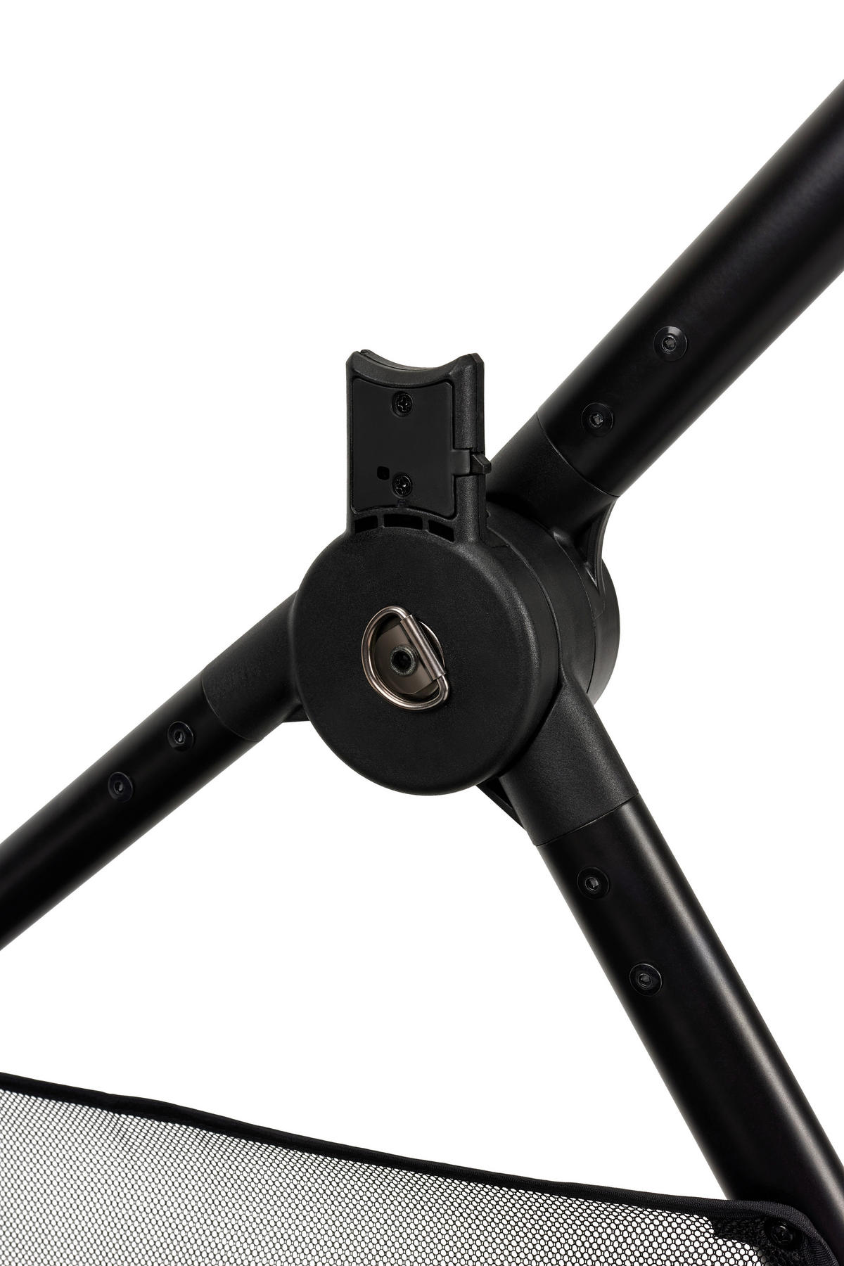 KINDERWAGENSET CLICC  - Schwarz, Basics, Textil/Metall (61/114/84cm) - Moon