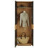 GARDEROBENSCHRANK 68/190/37 cm - Eichefarben/Weiß, Natur, Glas/Holz (68/190/37cm) - Valnatura GARDEROBENSCHRANK 68/190/37 cm - Eichefarben/Weiß, Natur, Glas/Holz (68/190/37cm) - Valnatura