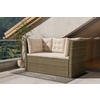 GARTENBANK 160/80/85 cm  in Grau, Beige  - Beige/Schwarz, MODERN, Kunststoff/Textil (160/80/85cm) - Ambia Garden