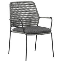 GARTENSTUHL Metall, Textil Anthrazit  - Anthrazit/Grau, Basics, Textil/Metall (59/87/57cm) - Tierra Outdoor