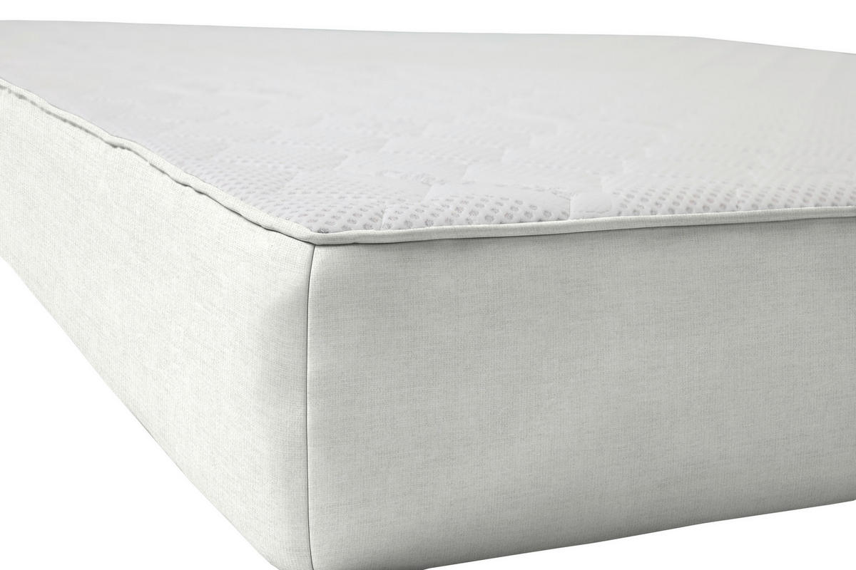 TASCHENFEDERKERNMATRATZE 140/200 cm Höhe ca. 25 cm  - Weiß, Trend, Textil (140/200cm) - Esposa