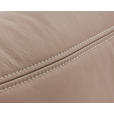 POLSTERBETT Matratze, Lattenrost, Topper Hellbraun 200/200 cm  - Hellbraun/Schwarz, KONVENTIONELL, Leder/Holz (200/200cm) - Novel