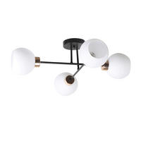 TAKLAMPA Amanda 62/62/22 cm  - vit/svart, Klassisk, metall (62/62/22cm)