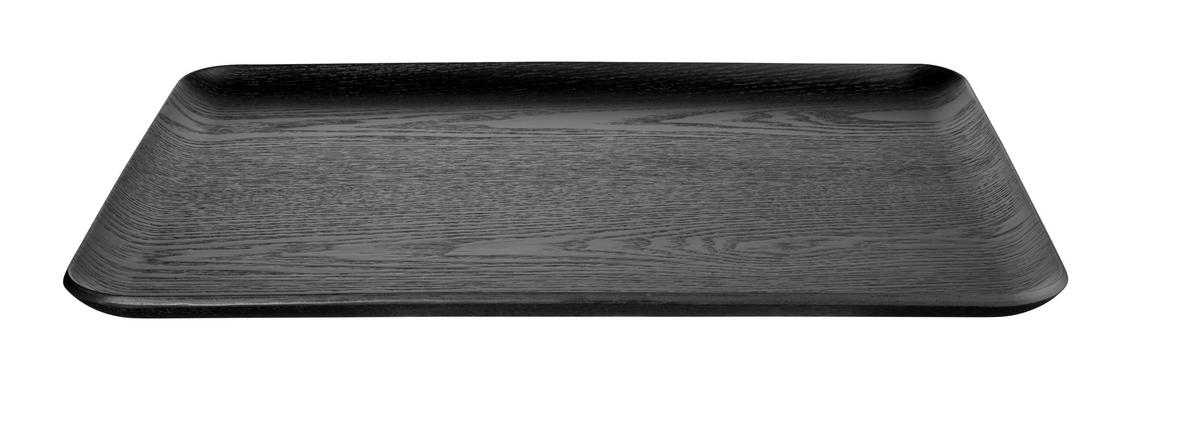 TABLETT Holz Weide  - Schwarz, Basics, Holz (36/28/1,5cm) - ASA