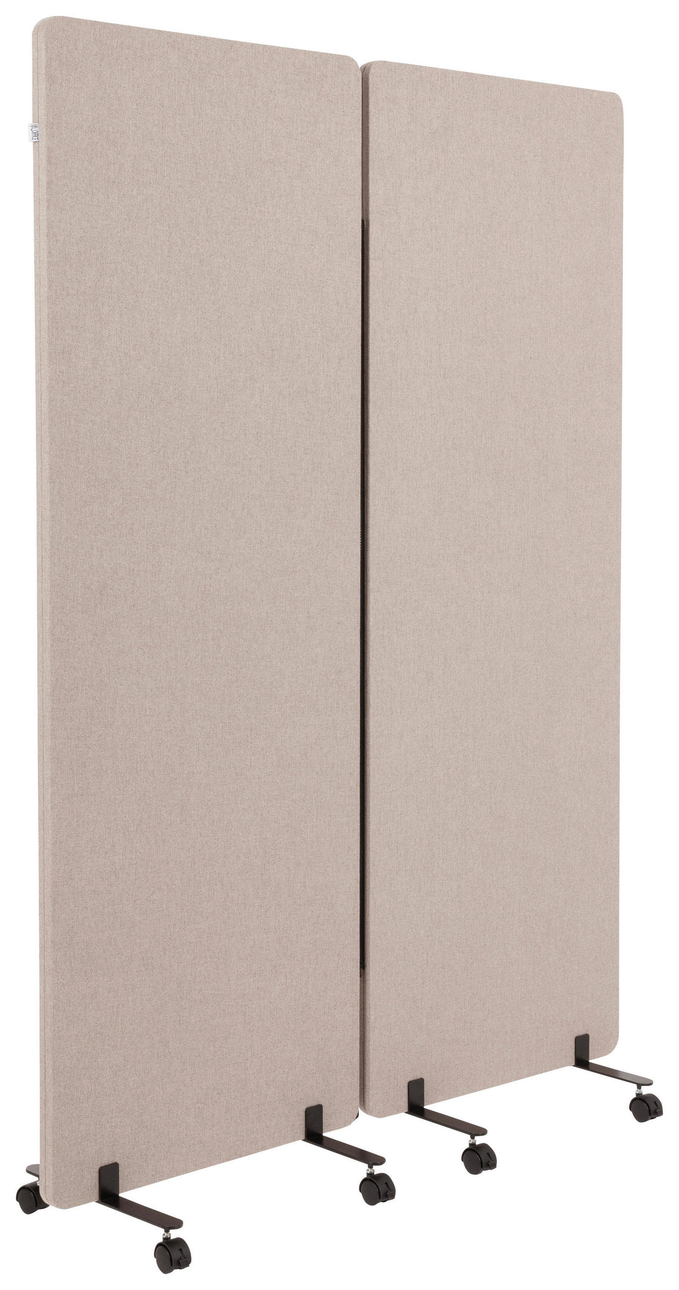 TRENNWAND  in Taupe  - Taupe, Basics, Kunststoff/Textil (60/177/35cm) - MID.YOU