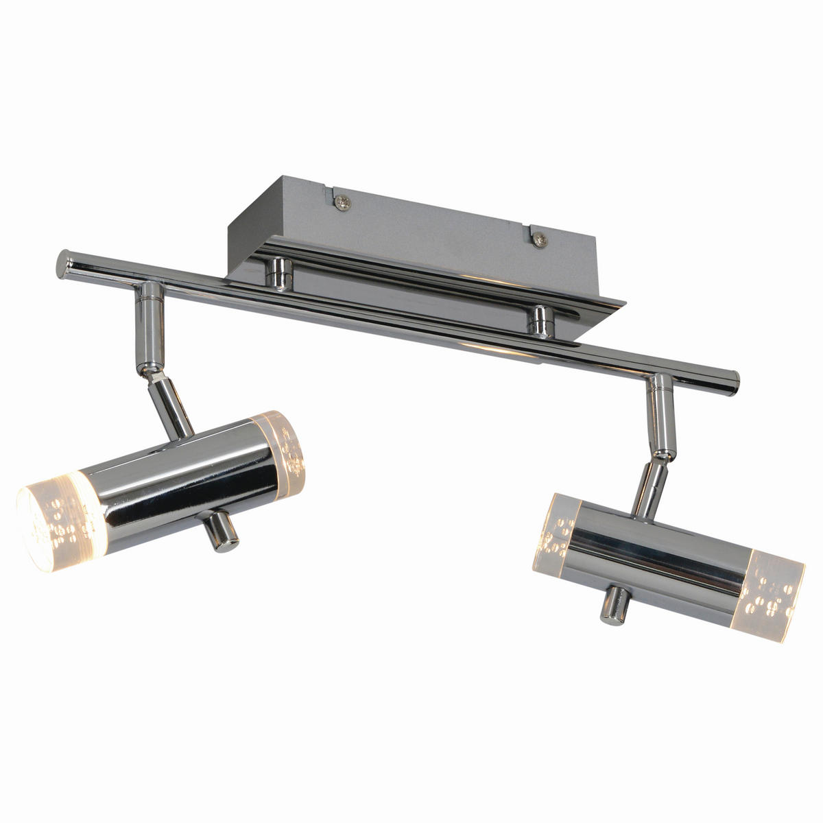 LED-STRAHLER 34 cm   - Klar/Chromfarben, Basics, Kunststoff/Metall (34cm) - Näve