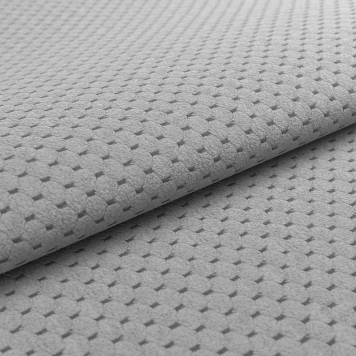 ECKSOFA Hellgrau Chenille  - Chromfarben/Hellgrau, KONVENTIONELL, Textil/Metall (312/234cm) - Livetastic