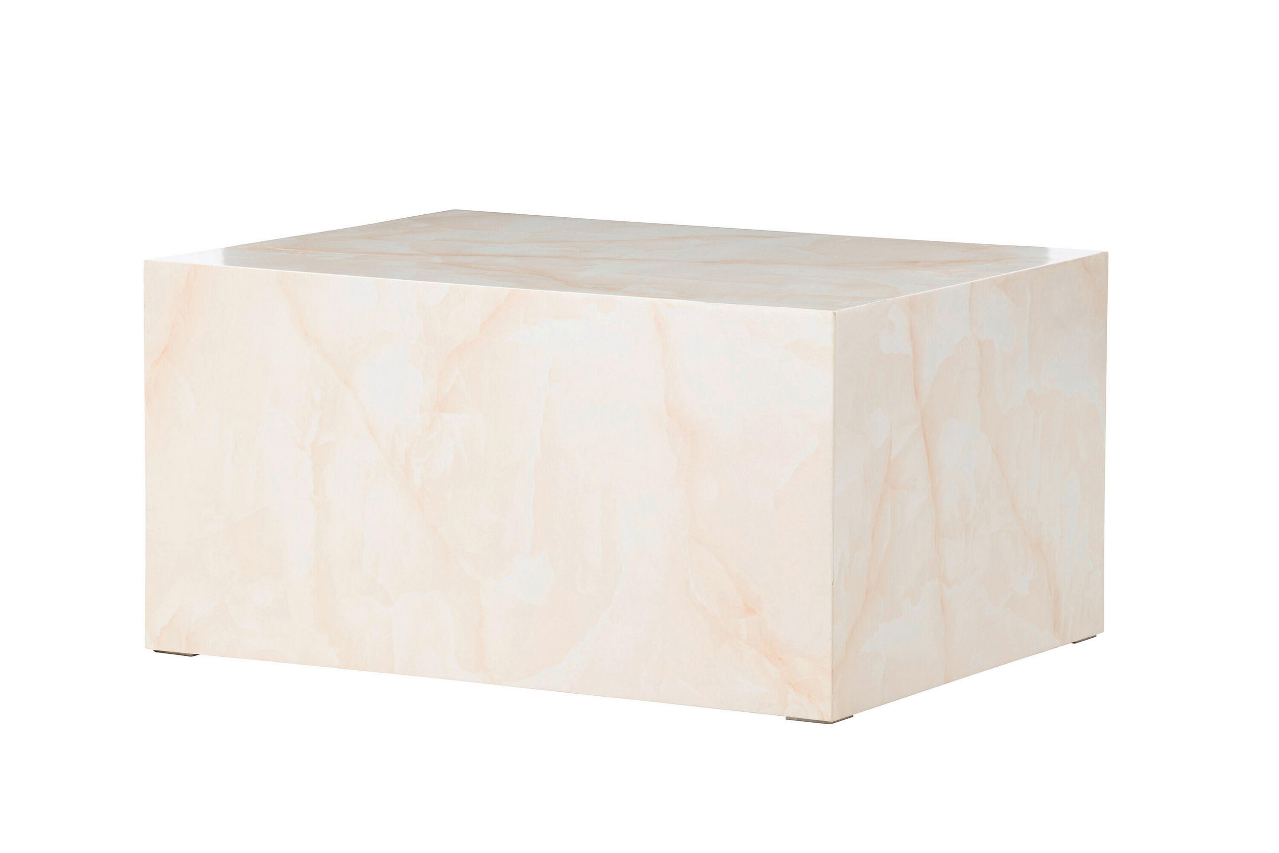 Livetastic Couchtisch Hellgelb 60x40x80 cm