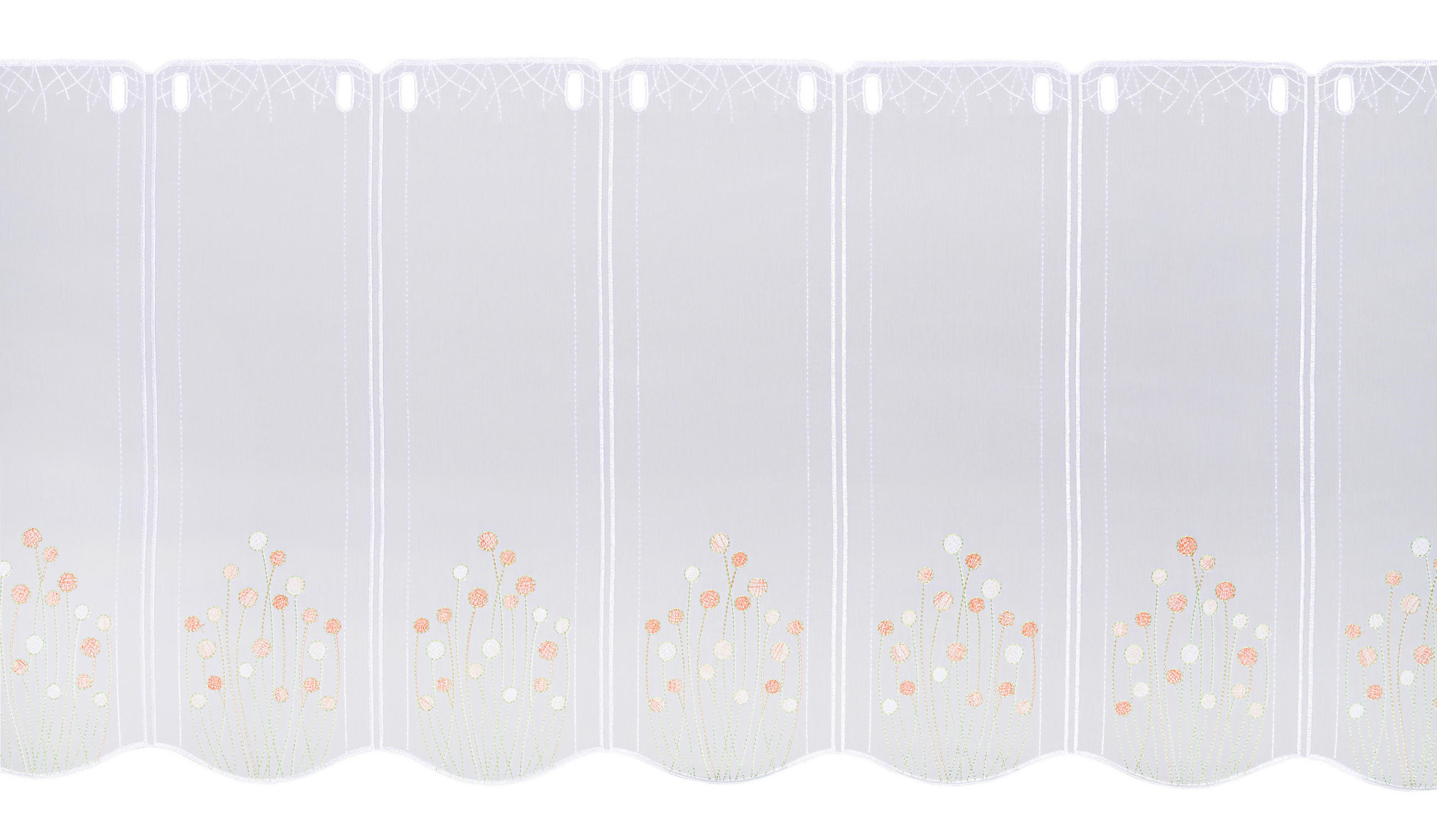 KURZGARDINE 50 cm   - Dunkelorange, KONVENTIONELL, Textil (50cm) - Esposa