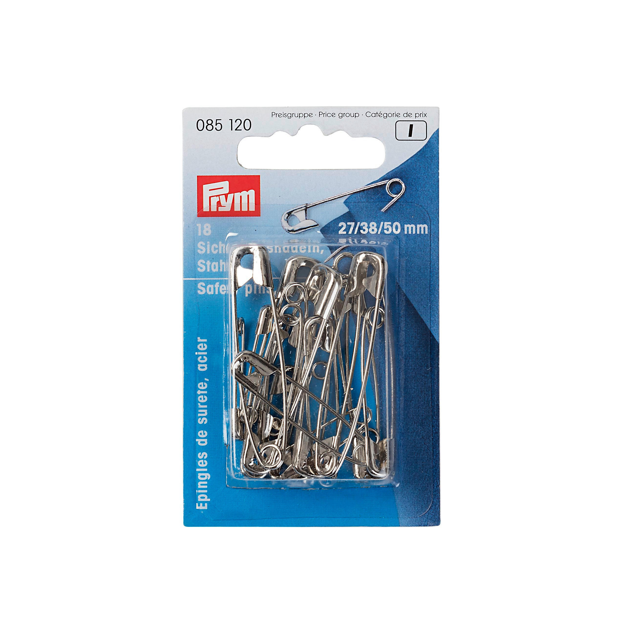 SICHERHEITSNADELN - Silberfarben, Basics, Metall (5.7/9.3/1.4cm)