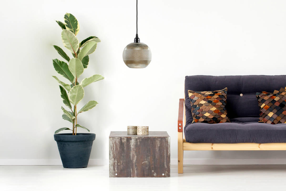 HÄNGELEUCHTE 19/21/19 cm   - Goldfarben/Braun, Trend, Glas (19/21/19cm) - Kayoom