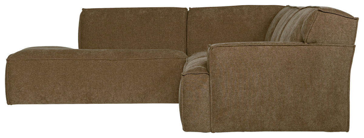 SOFFA i manchester brun  - brun, Klassisk, metall/trä (242/300cm) - Novel